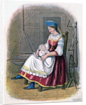 Russian Woman with Baby by W Dickes