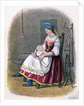 Russian Woman with Baby by W Dickes