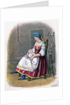 Russian Woman with Baby by W Dickes