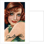 Joan Crawford, (1905-1977), Academy Award winning American actress by Anonymous