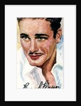 Errol Leslie Thomson Flynn, (1909-1959), Australian film actor by Anonymous