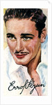 Errol Leslie Thomson Flynn, (1909-1959), Australian film actor by Anonymous