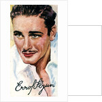 Errol Leslie Thomson Flynn, (1909-1959), Australian film actor by Anonymous