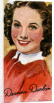 Deanna Durbin, (1921-1999), singer and actress in Hollywood films of the 1930s and 1940s, 20th centu by Anonymous
