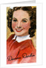 Deanna Durbin, (1921-1999), singer and actress in Hollywood films of the 1930s and 1940s, 20th centu by Anonymous