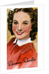 Deanna Durbin, (1921-1999), singer and actress in Hollywood films of the 1930s and 1940s, 20th centu by Anonymous