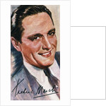 Fredric March, (1897-1975), two time Academy Award winning American actor by Anonymous