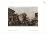 'Scene on the Honan Canal, near Canton', China by James B Allen