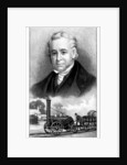 George Stephenson, English mechanical engineer by Anonymous