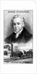 George Stephenson, English mechanical engineer by Anonymous