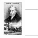 George Stephenson, English mechanical engineer by Anonymous