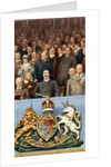 King George V at the Cup Final, Wembley, April 23rd by Anonymous