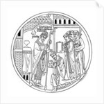 Hedda of Winchester consecrates St Guthlac by Henry Shaw