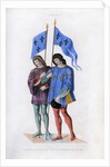 Heralds announcing the death of Charles VI to his son by Henry Shaw