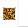 Initial letter 'V' by Henry Shaw