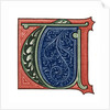 Initial letter 'T' by Henry Shaw