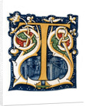 Initial letter 'T' by Henry Shaw