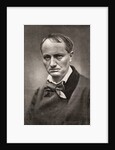 Charles Baudelaire, influential French poet, critic and translator by Anonymous