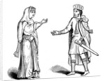 Queen Alfgyfe and King Canute by Anonymous