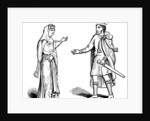 Queen Alfgyfe and King Canute by Anonymous