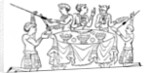 Anglo-Saxons at dinner by Anonymous