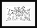 Anglo-Saxons at dinner by Anonymous