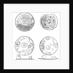 Saxon fibulae by Anonymous