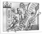 A Norman butler and his assistants by Anonymous