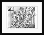 A Norman butler and his assistants by Anonymous