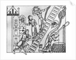 A Norman butler and his assistants by Anonymous