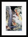 Ono Waterfall Along the Kisokaido by HOKUSAI