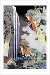 Ono Waterfall Along the Kisokaido by HOKUSAI