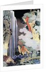 Ono Waterfall Along the Kisokaido by HOKUSAI