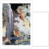 Ono Waterfall Along the Kisokaido by HOKUSAI