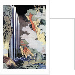 Ono Waterfall Along the Kisokaido by HOKUSAI