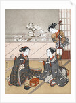 Girls Playing the Game of Ken by Suzuki Harunobu