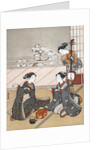 Girls Playing the Game of Ken by Suzuki Harunobu