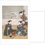Girls Playing the Game of Ken by Suzuki Harunobu
