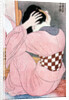A Girl Dressing her Hair', or, 'Woman with an Undersash by Ito Shinsui
