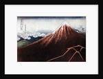 Fuji above the Lightning by HOKUSAI