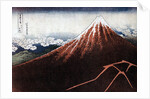 Fuji above the Lightning by HOKUSAI