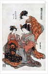 Courtesan at Her Toilet by Koriusai