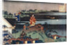 The Exiled Poet Nakamaro (Abe no Nakamaro) by HOKUSAI