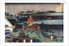 The Exiled Poet Nakamaro (Abe no Nakamaro) by HOKUSAI