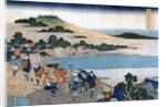 Fukui Bridge, Province of Echizen by HOKUSAI