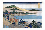 Fukui Bridge, Province of Echizen by HOKUSAI