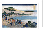 Fukui Bridge, Province of Echizen by HOKUSAI