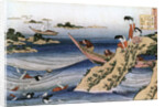 Oyster Fishing by HOKUSAI
