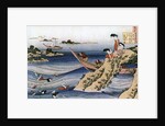 Oyster Fishing by HOKUSAI