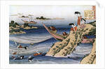 Oyster Fishing by HOKUSAI
